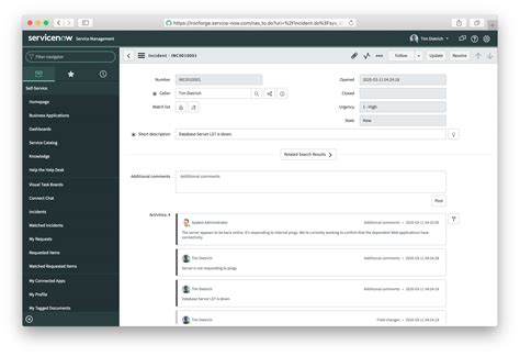 Servicenow Template